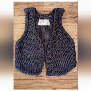 Dark purple sweater vest